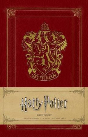 Harry Potter: Gryffindor Ruled Notebook by Various