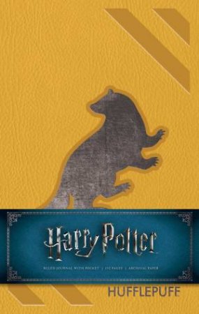 Harry Potter: Hufflepuff Hardcover Ruled Journal by Various