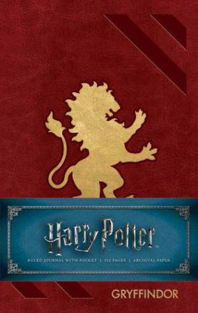 Harry Potter: Gryffindor Ruled Pocket Journal by Various