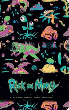 Rick And Morty Hardcover Ruled Journal by Various