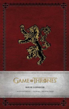 Game of Thrones: House Lannister Ruled Notebook by Insight Editions