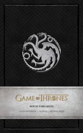 Game of Thrones: House Targaryen Ruled Notebook by Insight Editions