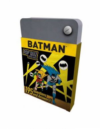 DC Comics: Batman Pop Quiz Trivia Deck by Mike Avila