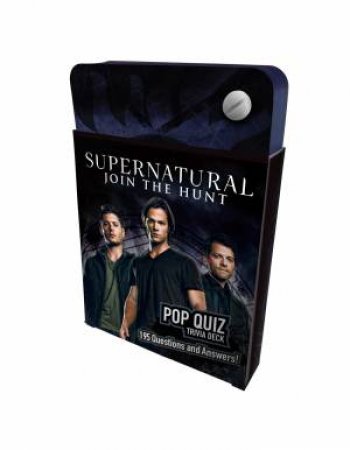 Supernatural Pop Quiz Trivia Deck by Chip Carter
