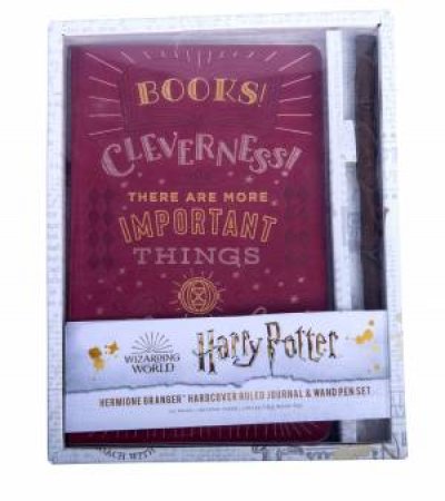 Harry Potter: Hermione Granger Hardcover Ruled Journal And Wand Pen Set by Various