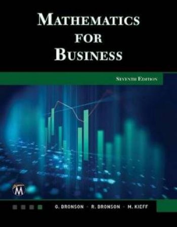 Mathematics For Business by Gary Bronson & Richard Bronson & Maureen Kieff