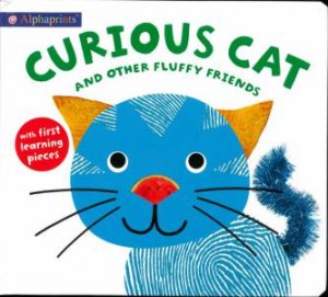 Alphaprints: Curious Cat With First Learning Pieces by Roger Priddy