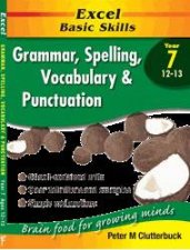 Excel Basic Skills Grammar Spelling Vocabulary  Punctuation  Year 7