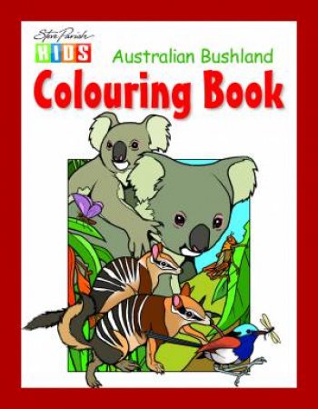 parish steve kids colouring book bushland books