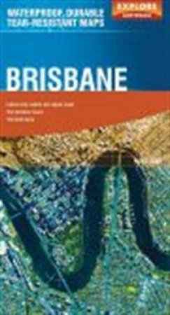 Explore Australia Polyart Road Map: Brisbane by Explore Australia