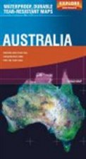 Explore Australia Polyart Road Map Australia