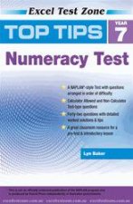 Excel Test Zone Top Tips Numeracy Tests Year 7