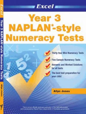 NAPLAN* Style Numeracy Tests Year 3 by Allyn Jones