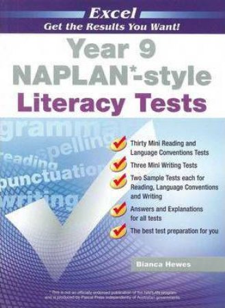 NAPLAN* Style Literacy Tests Year 9