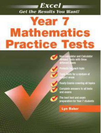 Excel Years 7–10 Mathematics Practice Tests by Lyn Baker