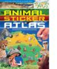 Sticker Atlas Animals With Giant Wallchart