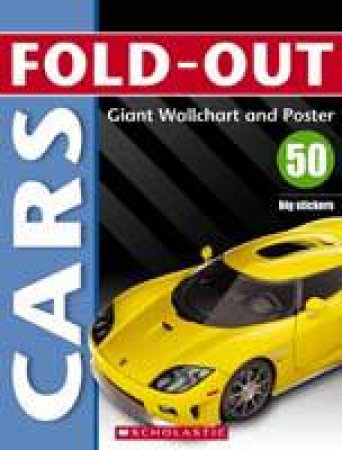 Cars Fold Out Poster Sticker Book by Chez Pitchall