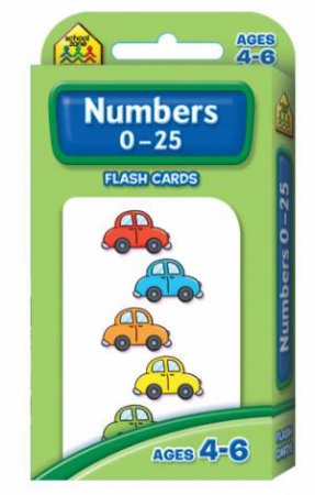 School Zone flashcards: Numbers 0-25