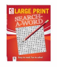 Large Print Puzzles Series 2 Search a Word Red