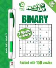 Puzzles on the Go With Pen Binary Series 3