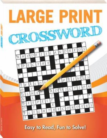 Large Print Puzzles: Crosswords (2) by Various