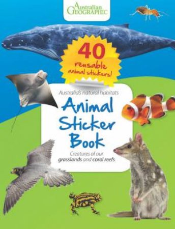 Animal Sticker Book: Reefs And Grasslands by Various