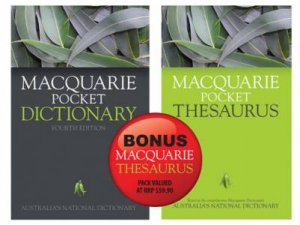 Macquarie Pocket Dictionary 4E And Bonus Pocket Thesaurus by Various