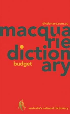 Macquarie Budget Dictionary (PVC) by Various