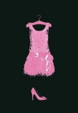 Gilded Writing Pad Pink Dress