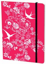 Lg Elastic JnlRed  White Bird