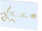 Guest Book Blue Wedding Large