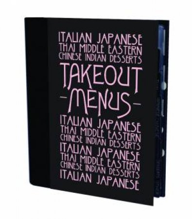 Takeout Menu Holder: Black Parisian by Various