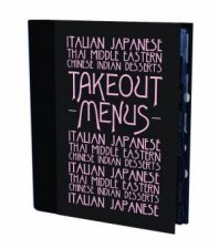 Takeout Menu Holder Black Parisian