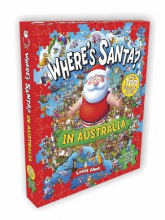 Wheres Santa In Australia Jigsaw by Louis Shea