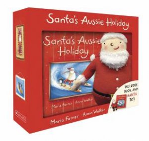 Santas Aussie Holiday Boxed Set + Plush by Maria Farrer