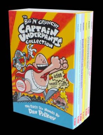 Captain Underpants Boxset 1-6 by Dave Pilkey