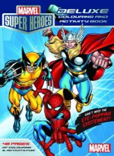 Marvel Super Heroes Deluxe Colouring and Activity Book