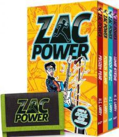 Zac Power Slipcase with Cash Stasher by H I Larry