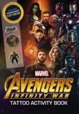 Avengers Infinity War Tattoo Activity Book