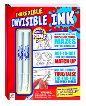 Inkredible Invisible Ink: Book 2 (Red Cover) by None