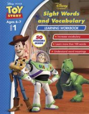 Toy Story Sight Words and Vocabulary Learning Workbook