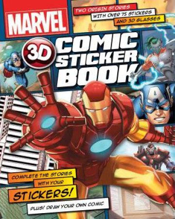 Marvel Heroes 3D Comic Sticker Book by Various