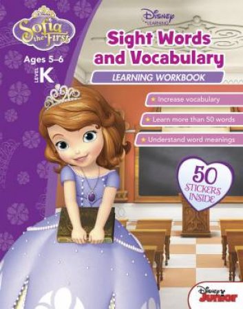 Sofia the First: Sight Words and Vocabulary Learning Workbook by Various