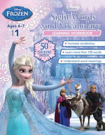 Disney Frozen Sight Words and Vocabulary Learning Workbook by Various