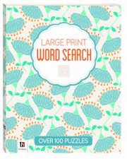 Large Print Word Search blue