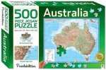 Puzzlebilities 500 Piece Jigsaw Puzzle Australia Map
