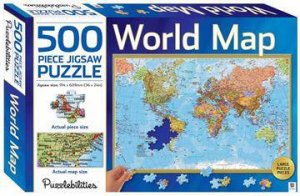 Puzzlebilities 500 Piece Jigsaw Puzzle: World Map by Various