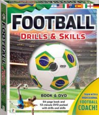 Football Drills and Skills Book and DVD Small Gift Box PAL