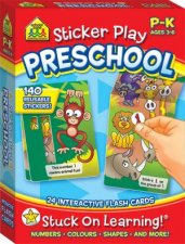 School Zone Interactive Flash Cards Sticker Play Preschool