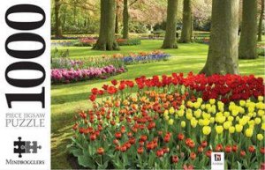 Mindbogglers 1000 Piece Jigsaw: Tulips In The Keukenhof Gardens, Holland by Various